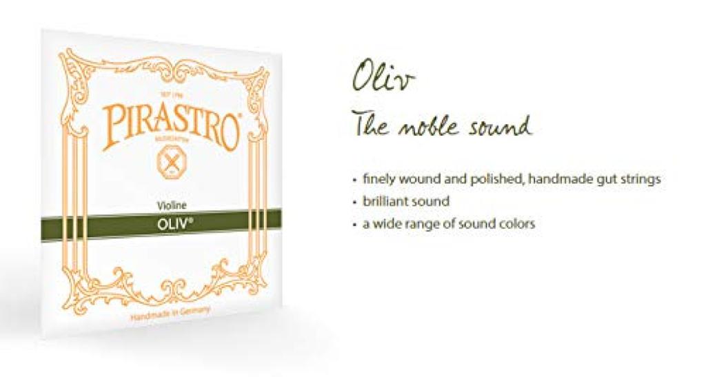 PIRASTRO OLIV Olive Violin String Set String with Loop (E End)