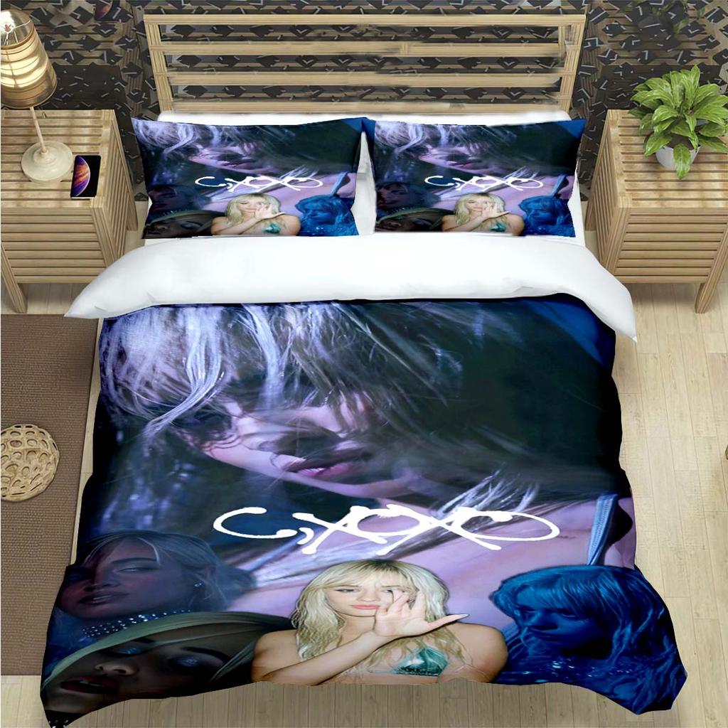 Popular Famous Singer C-Camila Cabello Print Bedding Sets Bed Supplie Set Comforter Set Teens Girls Twin Single Kid Gift