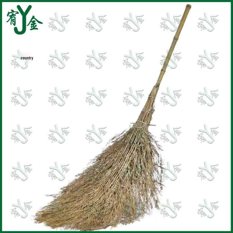 Heavy-Duty Bamboo Road Cleaning Broom