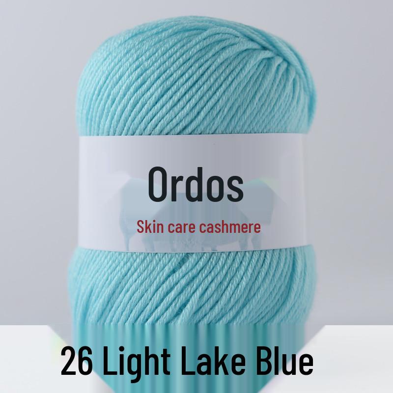 Genuine Baby Cashmere Yarn: Hand-Knitted Scarf for Infants & Toddlers, Medium Thick Milk Cotton for Crochet.