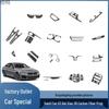 BMW 5 Series Carbon Fiber Interior Trim: Center Console, Gear Shift, Multimedia Panel, Air Vents.