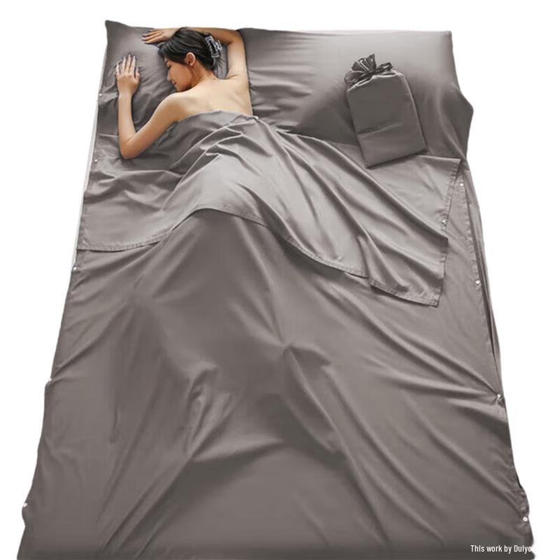 SOMERELLE Pure Cotton Travel Hotel Sleeping Bag Liner 180x210cm