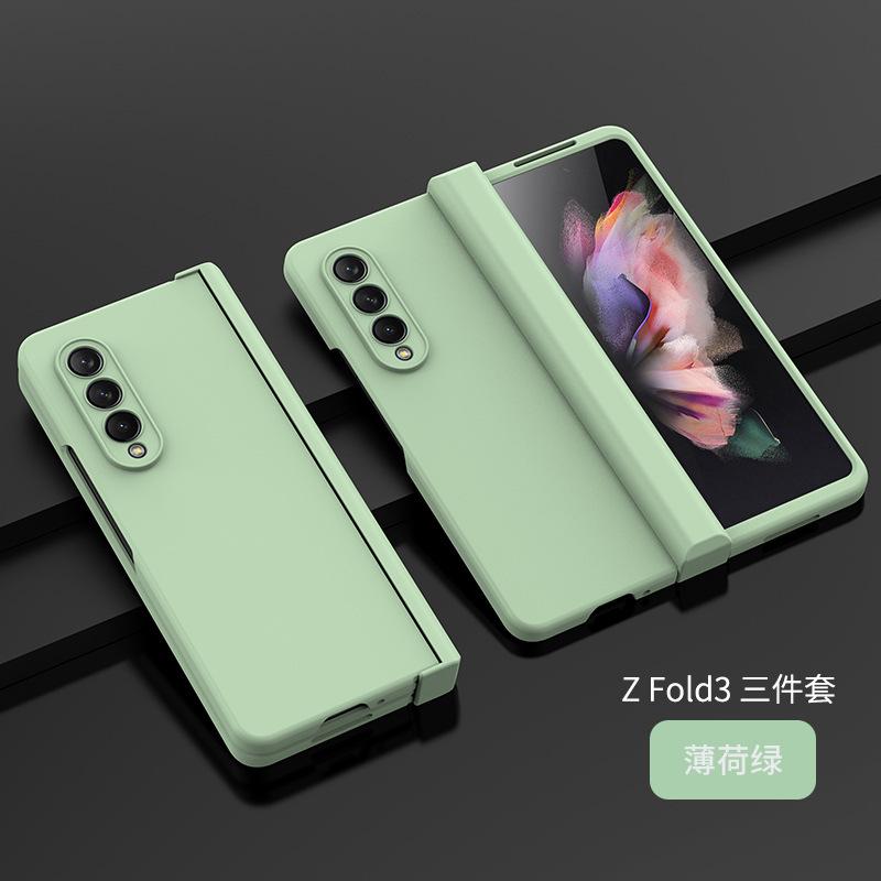Case for Samsung Galaxy Z Fold 7 6 5 4 3 Hinge Protective Shell Full Coverage With Holder Kickstand Tough Case Magnetic Plain