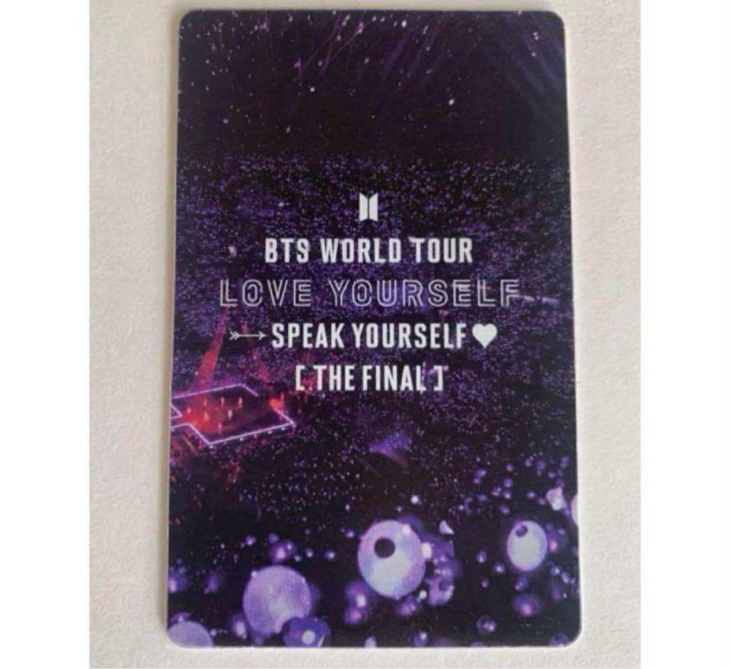 [USED] SYS FINAL Official Seoul Concert Venue Trading Card Jungkook with Pamphlet