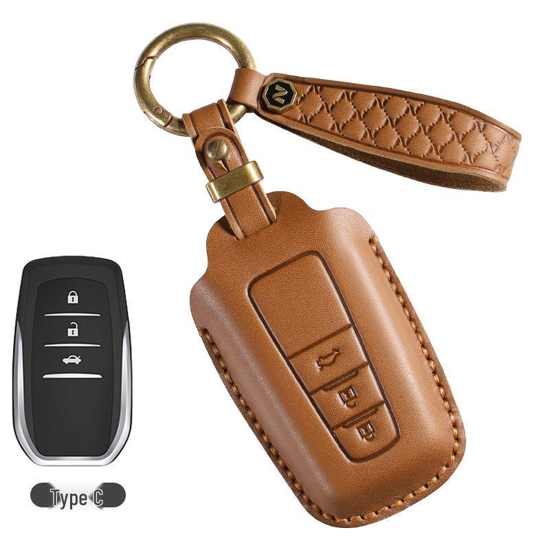 Toyota Key Cover for Camry, Corolla, RAV4, Levin, Frontlander, Avalon, and Wildlander Buckle