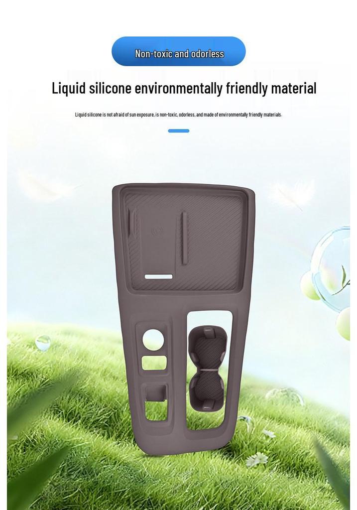 Silicone Protective Pad for Geely 26 Model Xingyue L Gear Shift with Wireless Charging