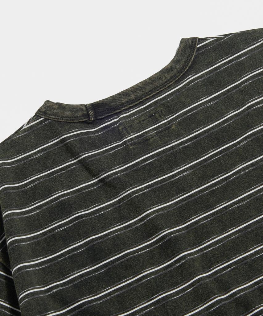 ESPIONAGE (Standard Fit) Vintage Washed Border Tee Black
