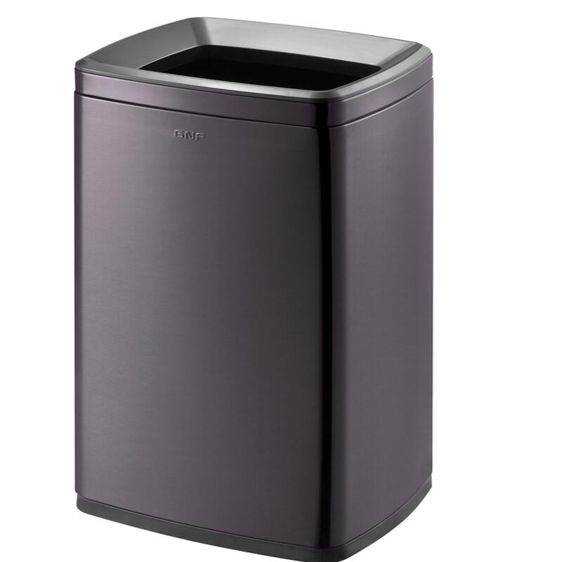Southern SF8-F02 Anti-fingerprint Stainless Steel Rectangular Trash Can, 8L
