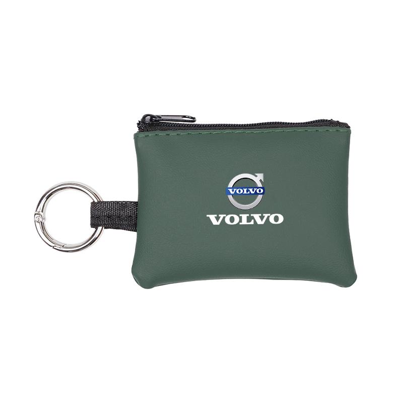 Car Key Storage Bag Leather Wallet Coin Purse For Volvo Rdesign XC90 XC40 XC60 V60 V70 V90 V40 V50 EC40 EX40 S80 S60 S90 C30 C70
