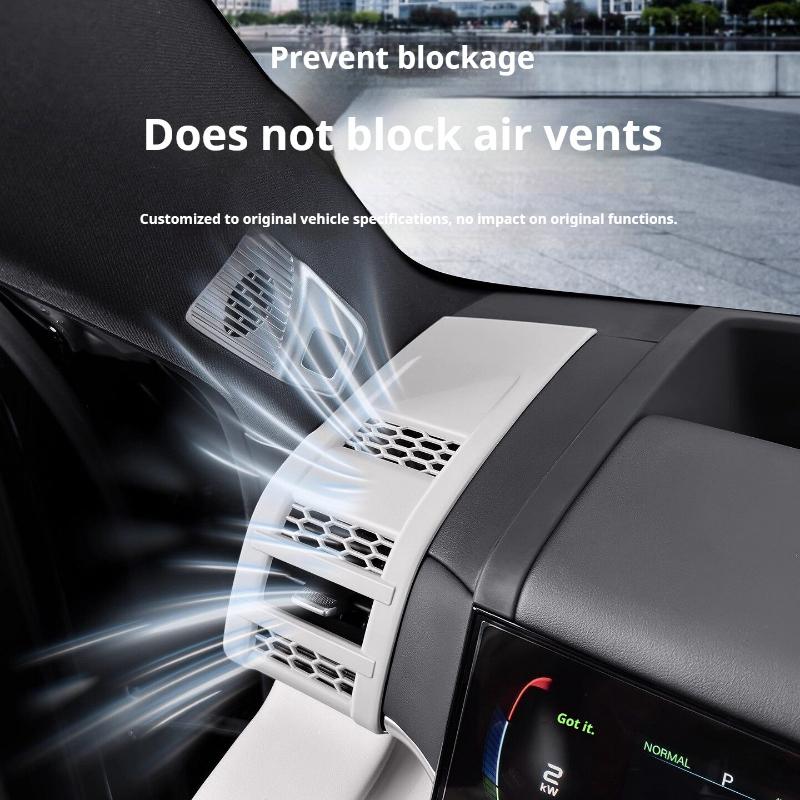 For BYD Titanium 7 Ti7 Car Instrument Air Conditioning Port Protective Cover Anti Blocking Covers On Both Sides of The Air Vents