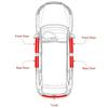 5Pcs Car Threshold Sticker Carbon Fiber Door Anti Scratch Decals For Mercedes Benz AMG GLE GLS CLS GLC CLA GLA GLK ML C197 R231