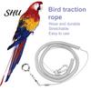 Bird Traction Rope Parrot Leash Easy to Use Stretchable Wear-resistant Elastic Detachable Towing Small Pet Lightweight Flying Training for Walk Pets