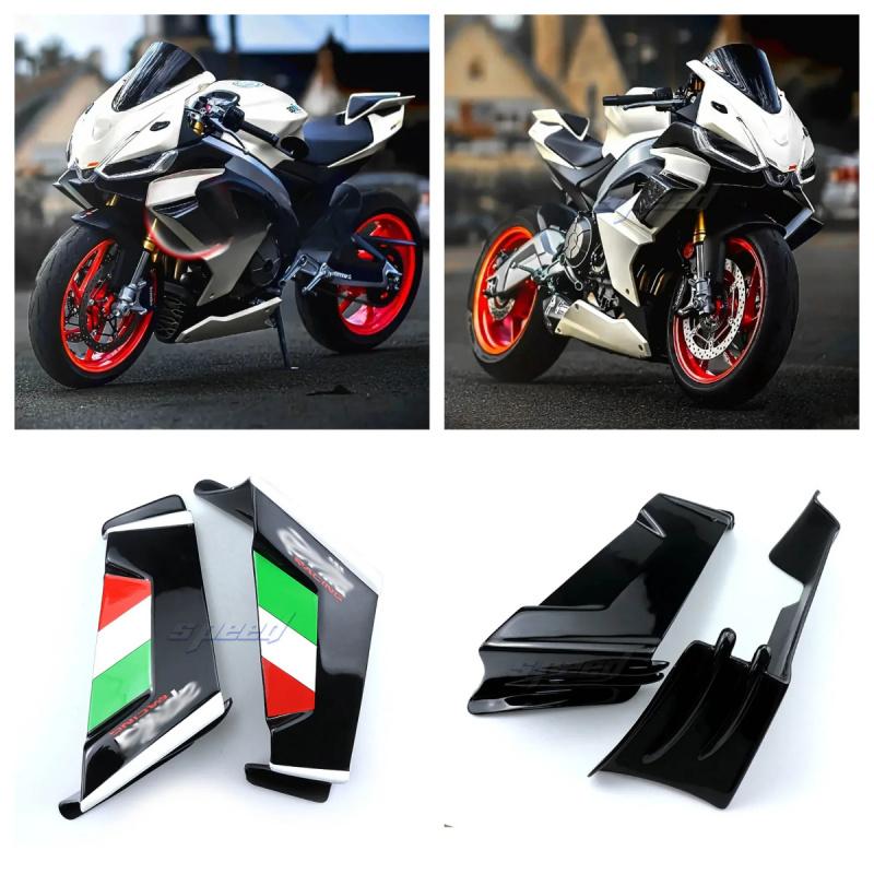 NEW For Aprilia RS660 Tuono 660    Motorcycle Side Winglet Spoiler Wind Flow Fixing Wing Front Fairing