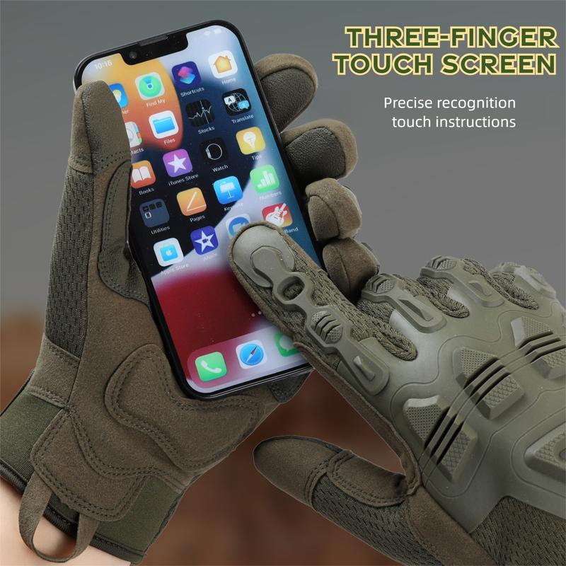 YANBIGUO Tactical Gloves Wear Resistant for Off-Road Motorcycle Cycling Climbing, Ideal Off-Road Motocross Gift for Riders