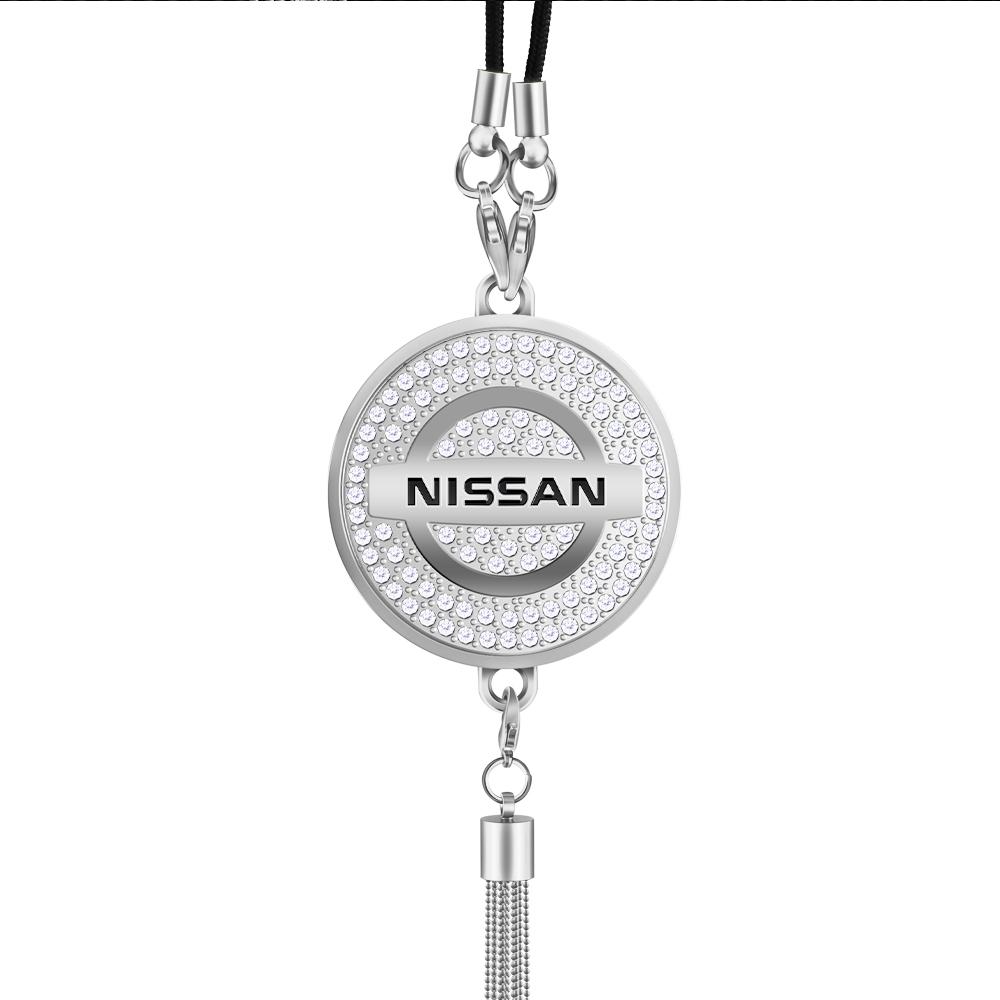 Hub Cap Car Interior Pendant Metal Pendant Rearview Mirror Pendant Gift For Nissan Nismo Xtrail Sentra Rogue Note Leaf Qashqai BMPQR1