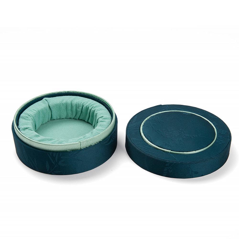 

Vintage Embroidery Bracelet Box Luxury Pendant Necklace Ring Storage Velvet Jewelry Box Women Style 8