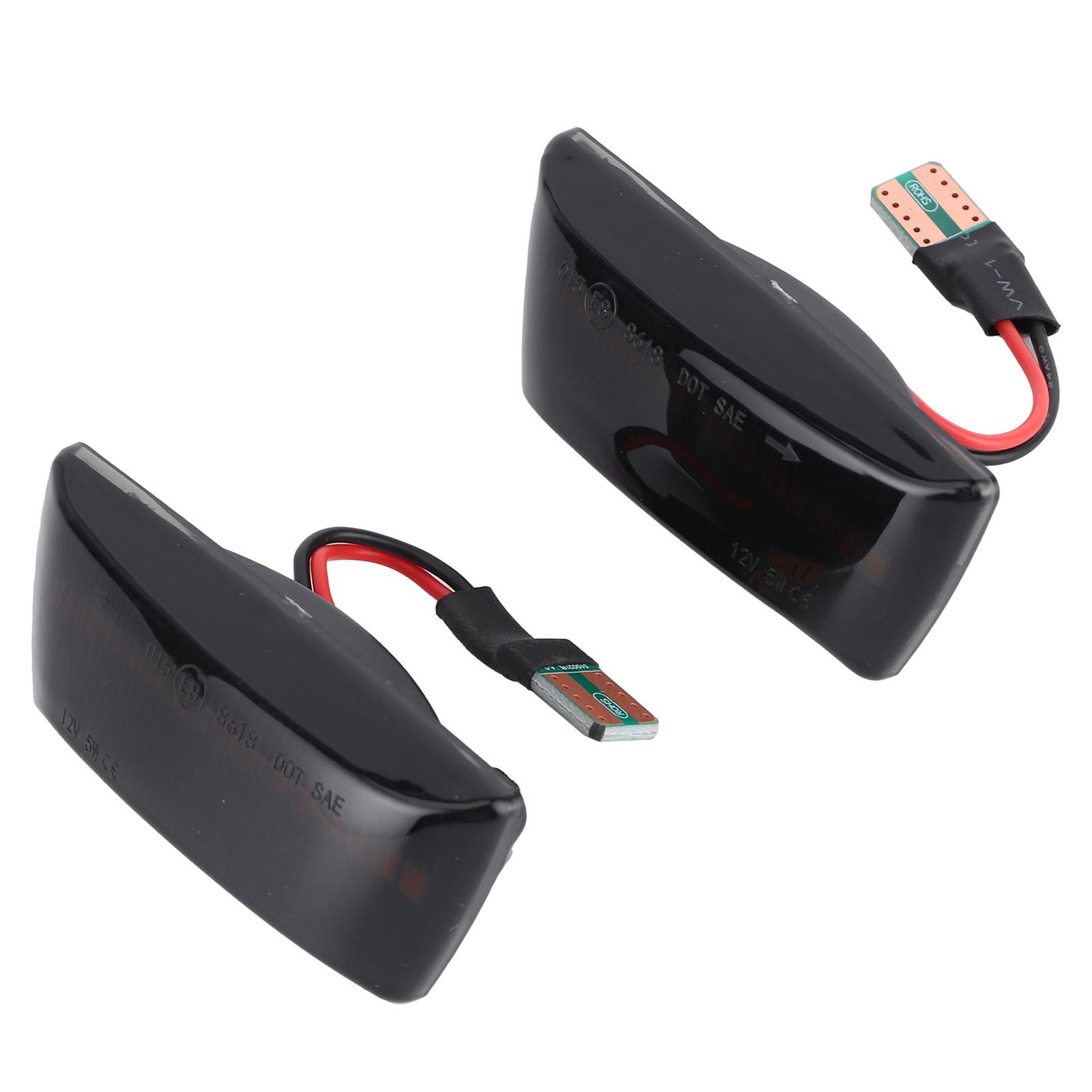 

Модификация автомобиля боковой габаритный указатель поворота на крыле для Opel Corsa D дымчатого цвета