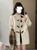 Women's 2025 Winter Korean Style Petite Wool-Blend Thickened Toggle Coat