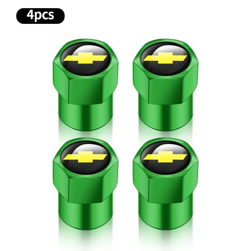 Chevrolet Car Tire Valve Stem Cap, Tire Valve Stem Cover,Universal Car Tire Valve Cap, Tyre Repair & Fitting Tool For Car, SUV