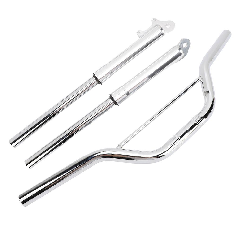 22mm Motorcycle Handlebar with Front Fork Shock Absorber Set Metal Alloy Replacement for Apollo Motocross Mini Dirt Pit