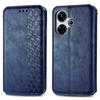 For Xiaomi Redmi 13 5G/13 4G PU Leather Case Rhombus Imprint Wallet Stand Phone Cover