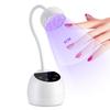 SAVILAND Gooseneck UV Lamp Rechargeable for Gel Smart Sensor UV Nail Lamp 10S Fast Drying UV Light for Gel Nails 36W LED Nail Lamp 3 Timer Settings