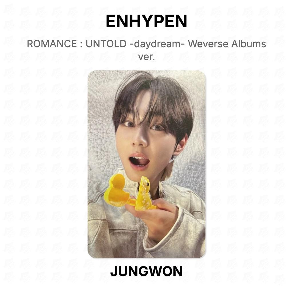 ENHYPEN-ROMANTIK : UNTOLD -daydream- Weverse Alben Version. Offizielle Fotokarte