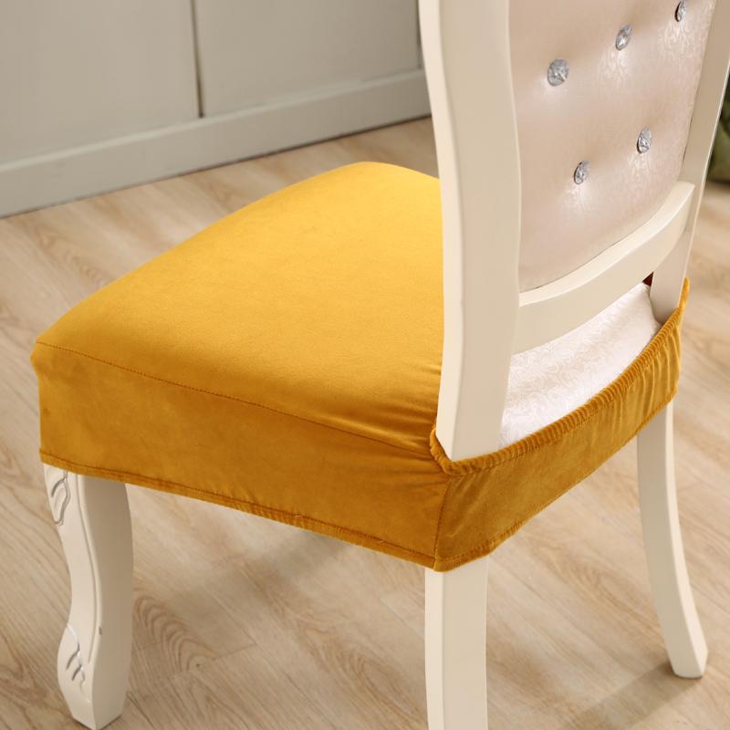 

mkzoom thick velvet seat cover chair slipcovers for dining room chair protector chair cover elastic solid stretch chair cover 1 piece