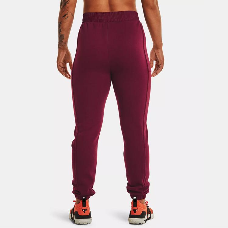 Under Armour Training Fleece Pants Women Pants Red 1365990-626