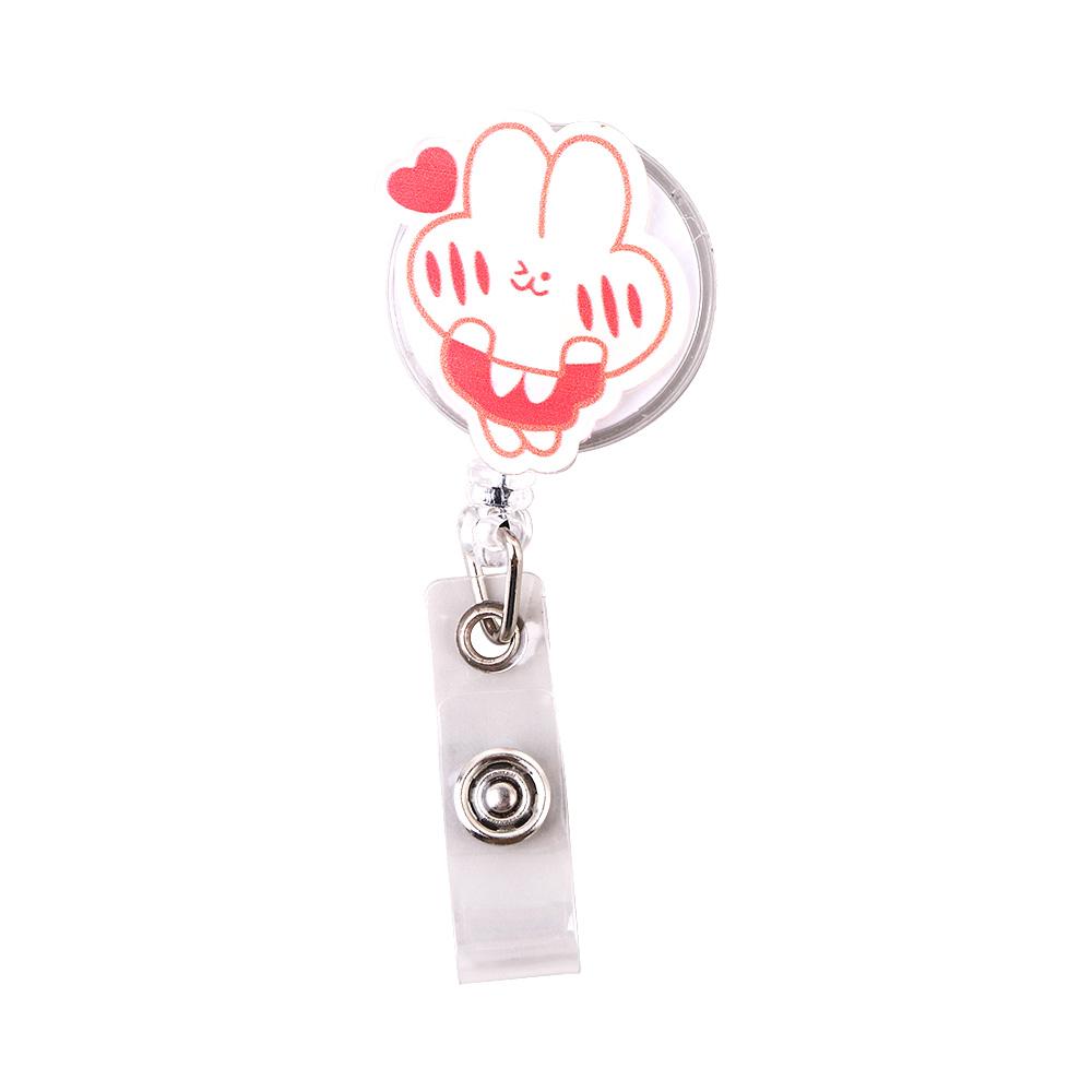 Card Clips Office Name Card Badge Holder Nurse Badge Holder Cute Badge Reel Retractable Badge Reel