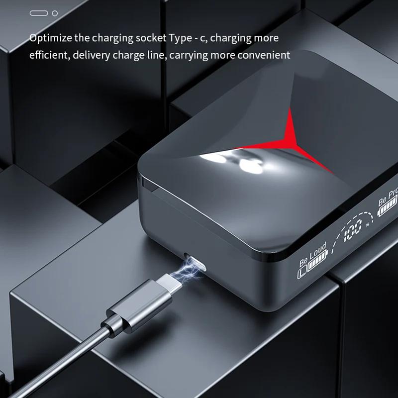 M9Pro Digital Headphones TWS Earphone Wireless Headset Bluetooth 5.3 Gaming Music Sport Call Earbuds with Mic For iPhone Xiaomi