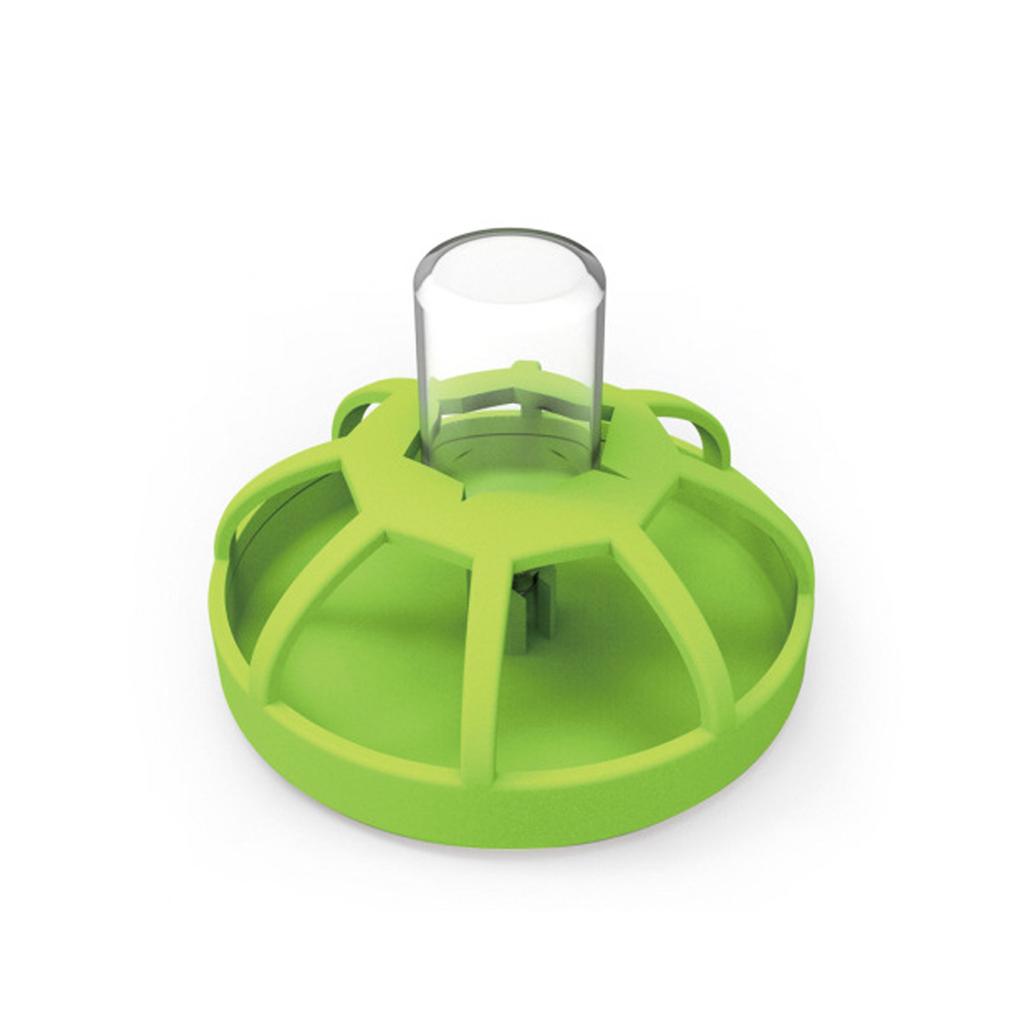 New Reptile Water Drinker Dispenser Food Bowl Lizard Feeder Round Dish Drink Bottle Lizard Lotus Flower animal feeders