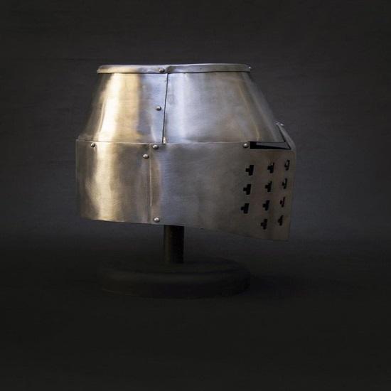 Great Helm Bolzano Medieval Crusader Knight Helmet 14th Century Templar Armor LARP, Cosplay, Reenactment Ready