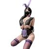 Night Cat Deep V Sexy Lingerie Lace Seduction Maid Uniform Pajamas Pure Lust Bunny Cosplay Cover