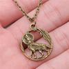 Necklace On The Neck 43cm Chain Forest Animals Wedding Jewelry Findings QN031