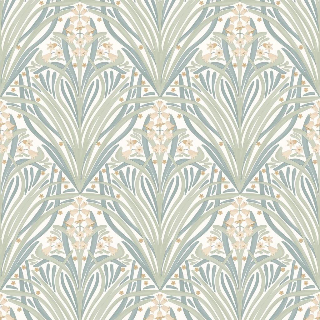 Muriva Elegance Bellflowers Wallpaper