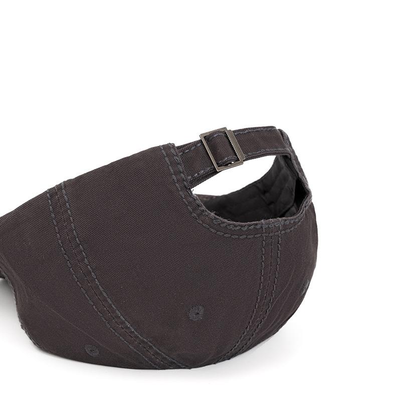 Casquette de baseball en coton pour hommes, dessus souple, casquette à lettre brodée, chapeau d'été pour sports de plein air, pare-soleil