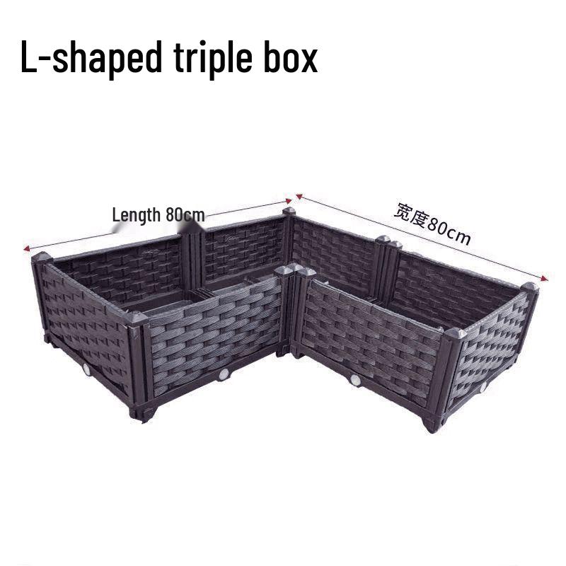 Modular Planting Box for Vegetables, Seedlings, Flowers, and Trees – Ideal for Balcony or Greenhouse Use