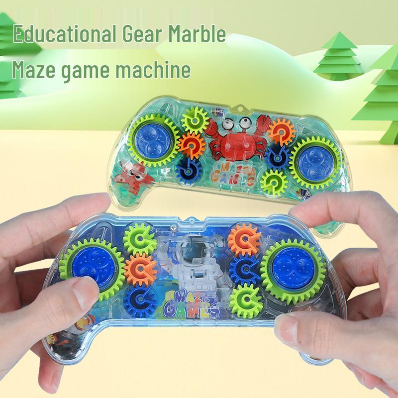 Interactive 3D Maze Handheld Game: Pen-Control Marble Run Educational Toy for Kids