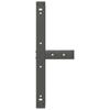 Vidaxl Nogi Do Stolika Kawowego, 2 Pcs., Antracyt, 70X25X(42-43) Cm