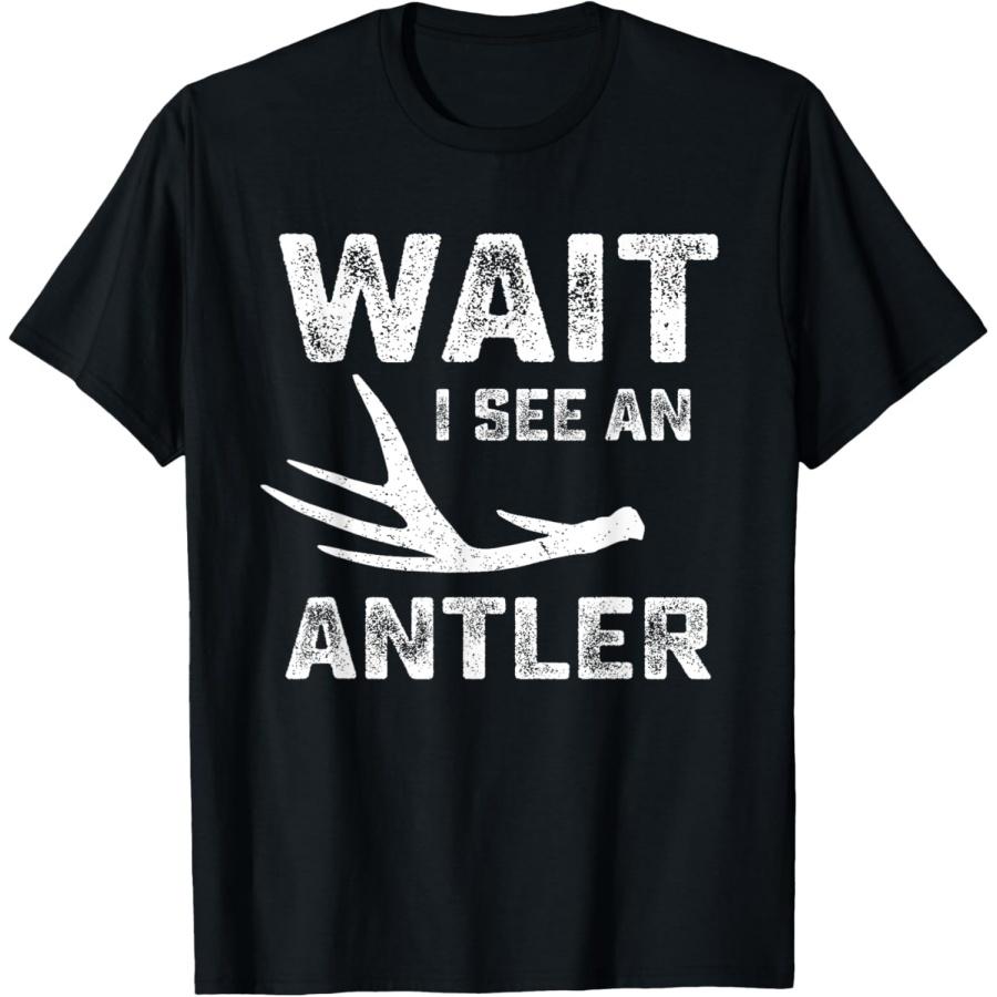 

Лось и олень сброшенный рог Графика для охотников - охота на открытом воздухе Футболка XXXXXL чёрный