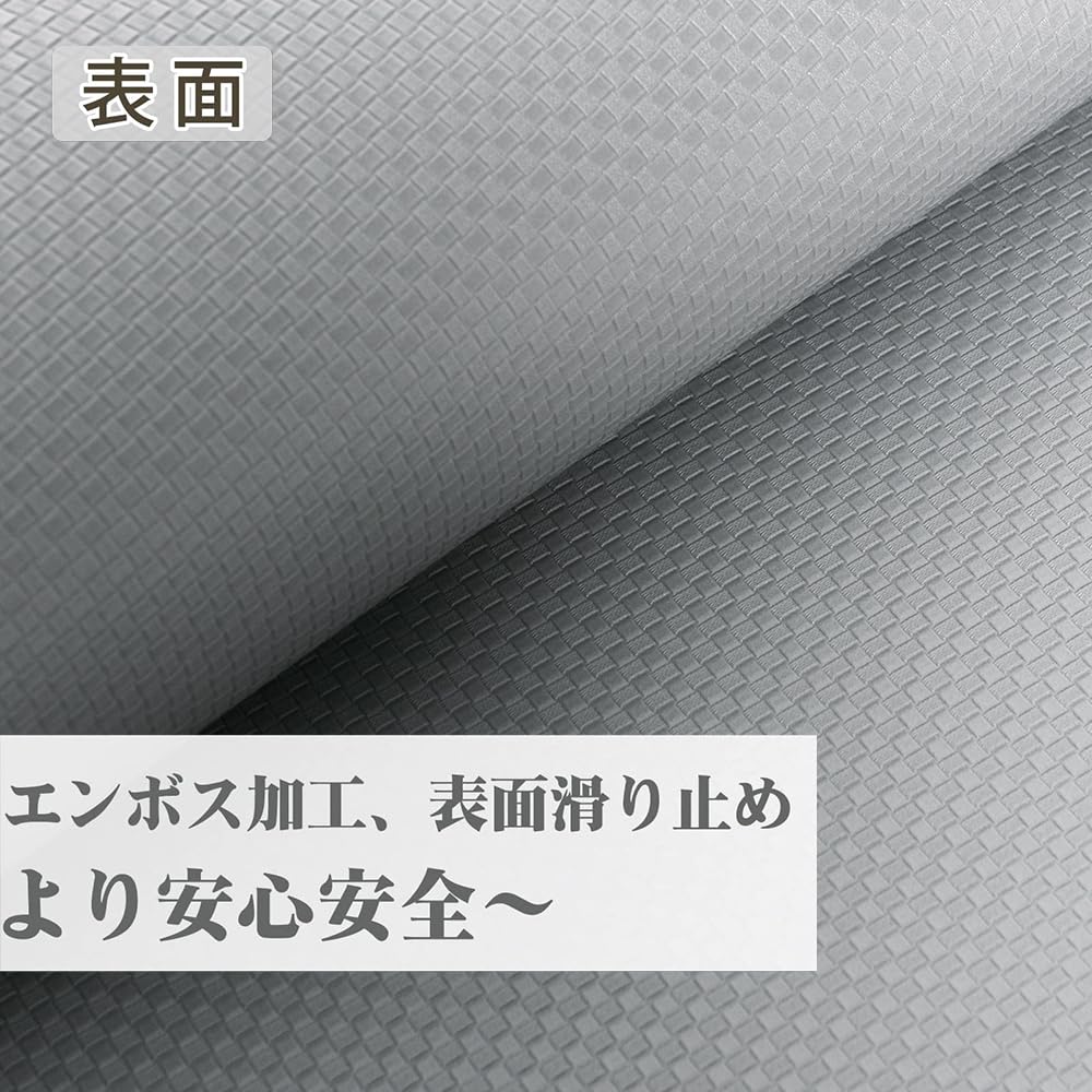 Baibu Home Kitchen Mat Washable 8mm Thick Comfortable Cushioned Gray 120 Anti-Slip Waterproof