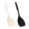 Silicone Cooking Spoon with Deep Bowl And Measurement Mark for Mixing Serving Scooping Scraping Heat Resistant Kitchen Spatula for Non-Stick Cookware