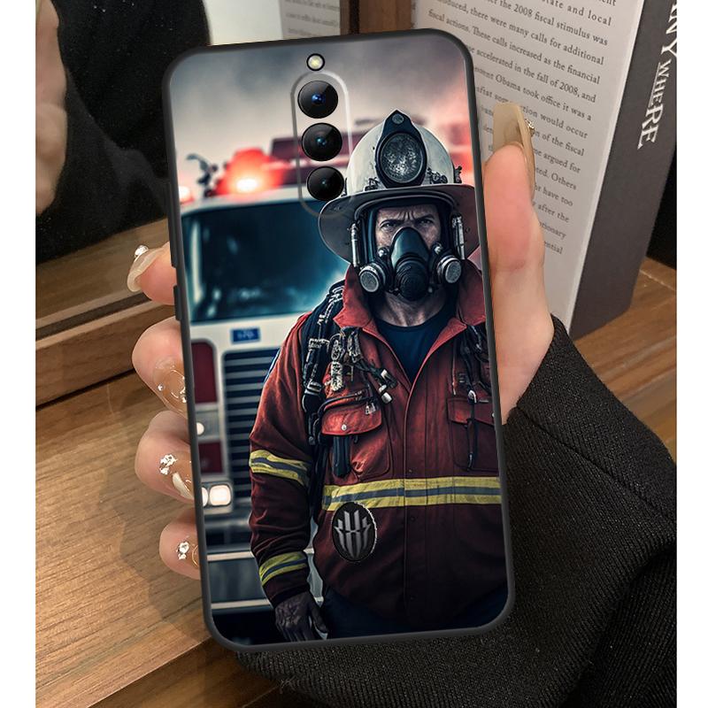Firefighter Fire Love Case For Nubia Red Magic 10 Pro Plus 6 7 Pro 6S 7S 5G 6R RedMagic 9S 8S 8 9 Pro Plus Coque