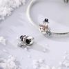 Copper Charms Winter Snowman Snowflakes Penguin Beads Pendants Fit Original Bangle Bracelet Charm Diy Jewelry Gift