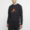 Jordan Sweatshirts Men's Black Crew Neck Moderate Regular DA6729-010