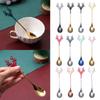 Tableware Stirring Spoon Christmas Deer Head Christmas Spoons Xmas Antlers Tea Scoop Coffee Scoops