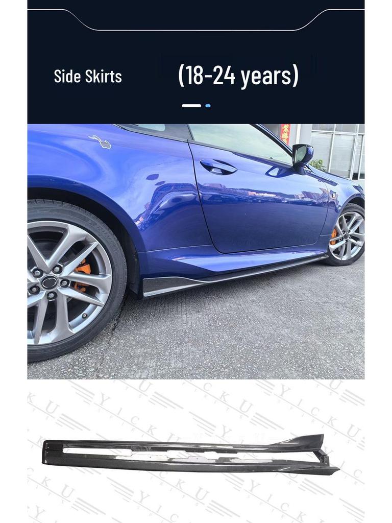 Lexus RC Carbon Fiber Body Kit: Front Lip, Rear Diffuser, Side Skirts & Tail Wing Spoiler (2015-2024)