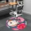 1pc Christmas ornaments Chair Carpet for Office, Non slip, Soft and Durable Office Rug for Interior Decoration