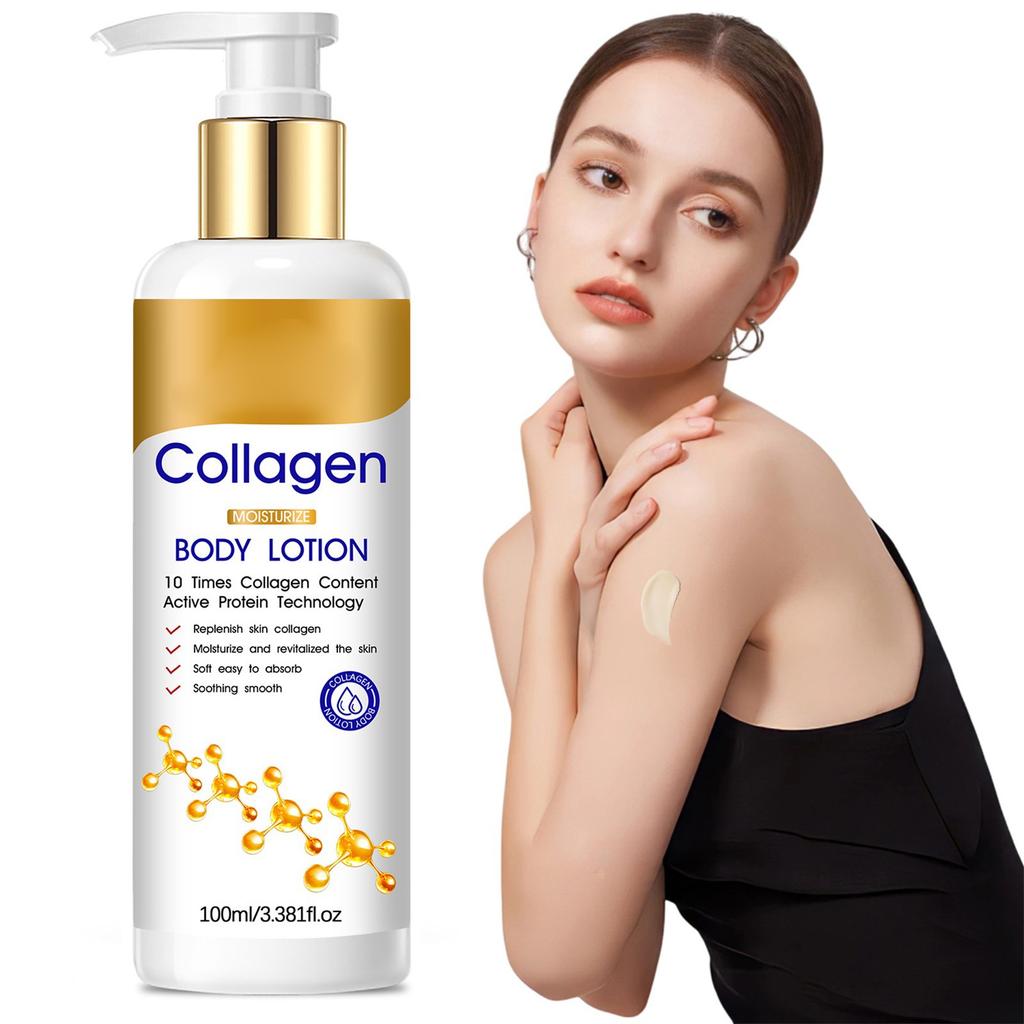 Collagen Body Lotion Deep Moisturizing Rejuvenating Skin Increase Skin Elasticity  100ml
